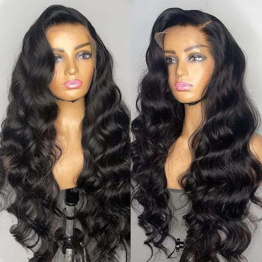 30in body wave 13*4 transparent lac